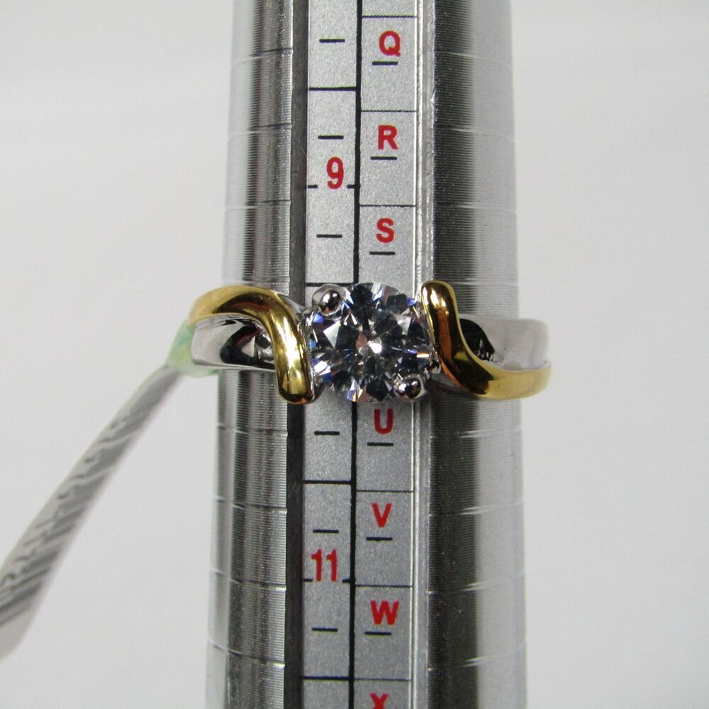 Cubic Zirconia | Stainless Steel | Ring | Size 10 | Women's